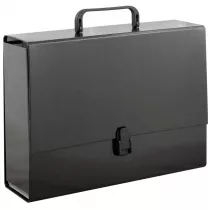 Penmate Teczka z r�czk� A4 czarna 10 cm