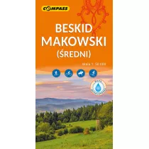 Beskid Makowski (�redni) mapa laminowana skala 1 : 50 000