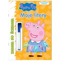 Moje litery. winka Peppa. Zadania do cierania