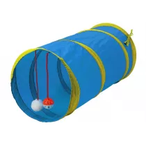 Pets Collection Tunel dla kota z zabawk niebieski 51 cm