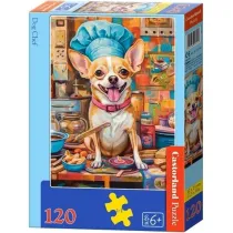 Puzzle 120 el. Dog Chef Castorland