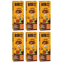 Bob Snail Przekska mango w mlecznej czekoladzie Zestaw 6 x 30 g