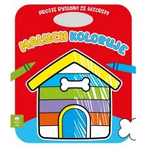 Maluch koloruje. Domek dla psa