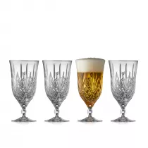 Lyngby Glas Szklanki do piwa ze szka krysztaowego Melodia 916094 4 x 400 ml
