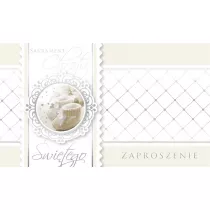 Kukartka Zaproszenie PMZ-033 Chrzest 5 szt.