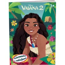 Vaiana 2. Kolorowanka z naklejkami