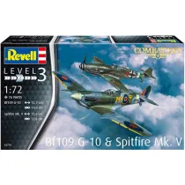Samolot 1:72 Me BF-109G-10 & Spitfire Mk.V Revell