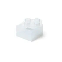 LEGO(R) pojemnik klocek czwrka transparentny