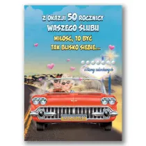 Trend Karnet okoliczno�ciowy Rocznica �lubu 50