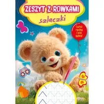 Zeszyt z rowkami. Szlaczki