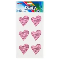 Brewis D�ety samoprzylepne serca 6 szt.