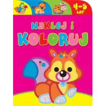 Naklej i koloruj 4-5 lat