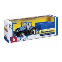 Bburago tractor new holland t7.315 z przyczep� na siano 1:32