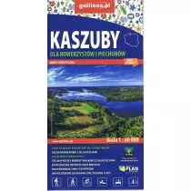 Kaszuby dla rowerzyst�w i piechur�w - mapa turystyczna 1: 60 000