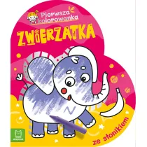 Pierwsza kolorowanka. Zwierz�tka. Ze s�onikiem