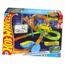 Hot Wheels Neon Speeders Tornado Jump Crash Mattel