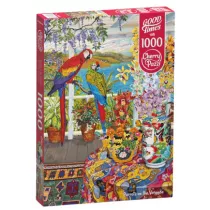 Puzzle 1000 el. Parrots on the Veranda 30639 CherryPazzi