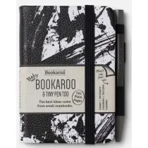 If Bookaroo Notatnik A7 z d�ugopisem - czarno-bia�y