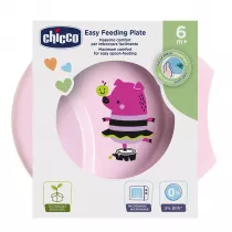 Chicco Talerz do karmienia 6m+ r�owy