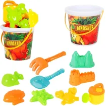 Zestaw do piasku dinozaury 10el Trifox