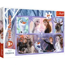 Puzzle maxi 24 el. wiat peen magii Frozen 2 Trefl