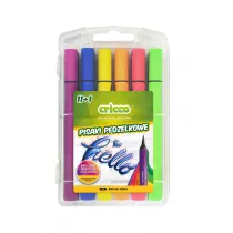 Cricco Flamastry pdzelkowe 12 szt.