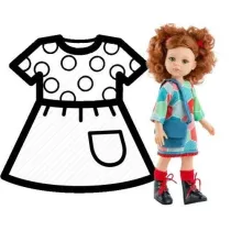 Ubranko dla lalek 32cm Paola Reina