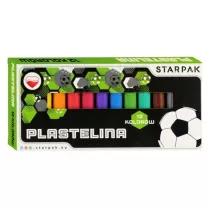 Plastelina 12 kolorw Football2 STARPAK 560306