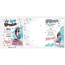 Stamp Karnet Bueno B6 + koperta wz�r nr 16 Urodziny