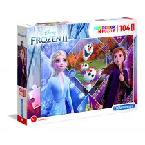Puzzle maxi 104 el. Supercolor. Frozen 2 Clementoni