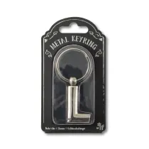 If Silver Letter Keyring - brelok do kluczy litera L