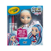 Lalka Colour'n'Style Friends Sky Crayola