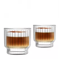Vialli Design Pucharki do deserw z podwjn ciank Lungo 27862 2 x 250 ml 2 szt.