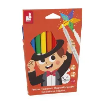 Janod Magiczne flamastry zmieniajce kolor 10 kolorw 10 szt.