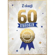 Armin Style KARNET URODZINY 60 B6 Z KOP AS GM-1297 FOL