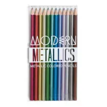 Kolorowe Baloniki Kredki o��wkowe metaliczne 12 szt.
