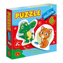 Puzzle dla maluszkw 6 el. Krokodyl Alexander
