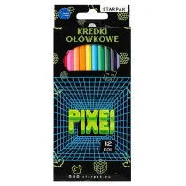 Kredki o��wkowe 12 kolor�w Pixel STARPAK 580598