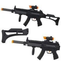 Karabin maszynowy wiata dwiki czarny 62cm Leantoys