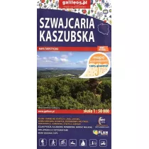 Mapa turystyczna - Szwajcaria Kaszubska