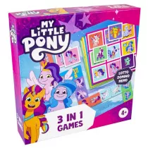 My Little Pony gra 3w1 (Lotto,Domino,Memo) MLP