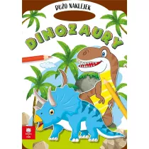 Teczka dinozaury z podw�jnymi naklejkami