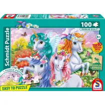 Puzzle 100 Zdj�cie jednoro�c�w Schmidt