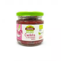 Farma witokrzyska wika z chrzanem ostra 160 g Bio