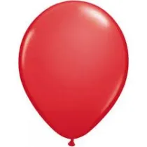 Balony pastelowe czerwone 25cm