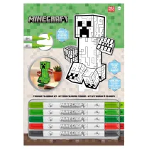 Zestaw figurka 2D Minecraft + mazaki MC00057