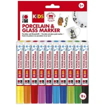 Marabu Pisaki do porcelany i szk�a Kids 10 kolor�w