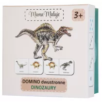 Domino dwustronne Dinozaury Mama Maluje