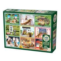 Puzzle 1000 Wiewirki w wielkim miecie G3 Cobble Hill