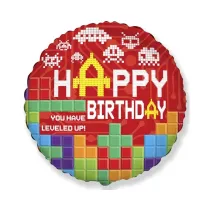 Balon foliowy 45cm Happy Birthday